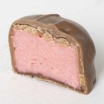 Vasilow's artisan made candy cherry filling and covered with milk chocolate