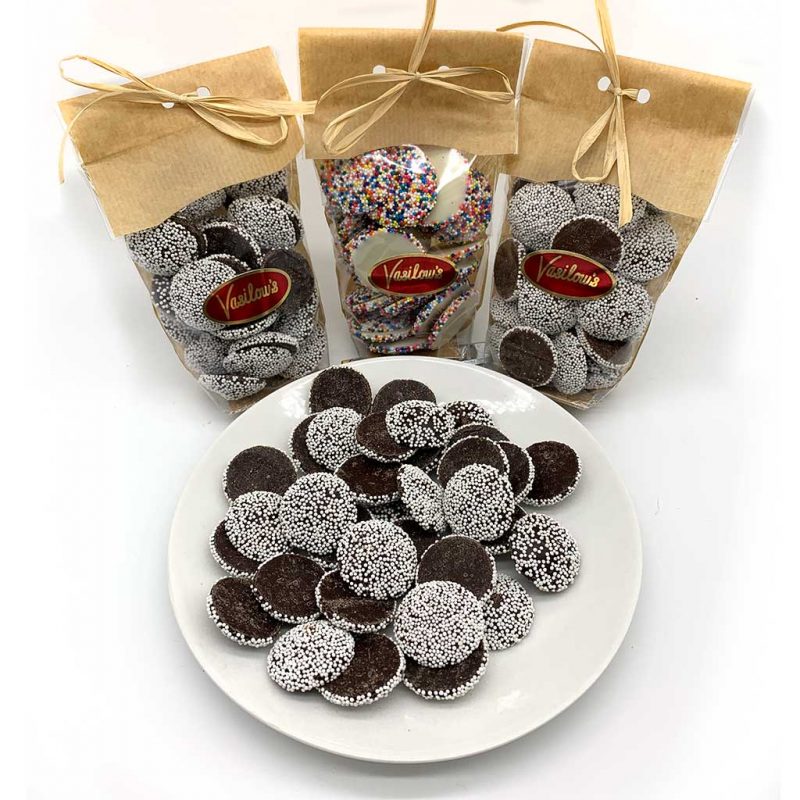 Chocolate Nonpareils Vasilow's Confectionery