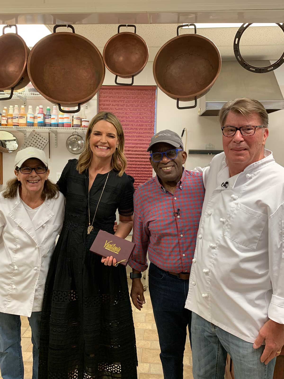 The Today Show visited Vasilow's this past summer (2021)